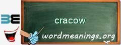 WordMeaning blackboard for cracow